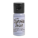 Bottle of Tim Holtz Distress Paint in Shaded Lilac on a white background