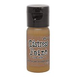 Bottle of Tim Holtz Distress Paint in Tea Dye color on a white background