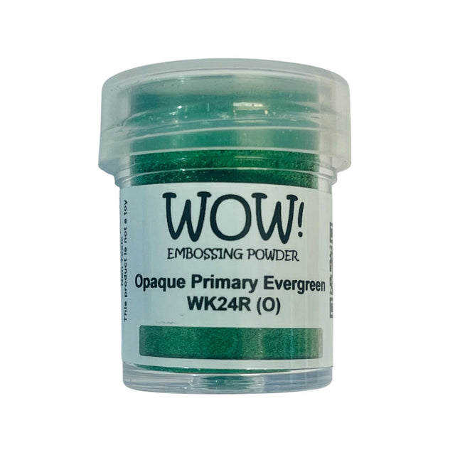 Wow! Embossing Powder 15ml - Opaque Primary Evergreen