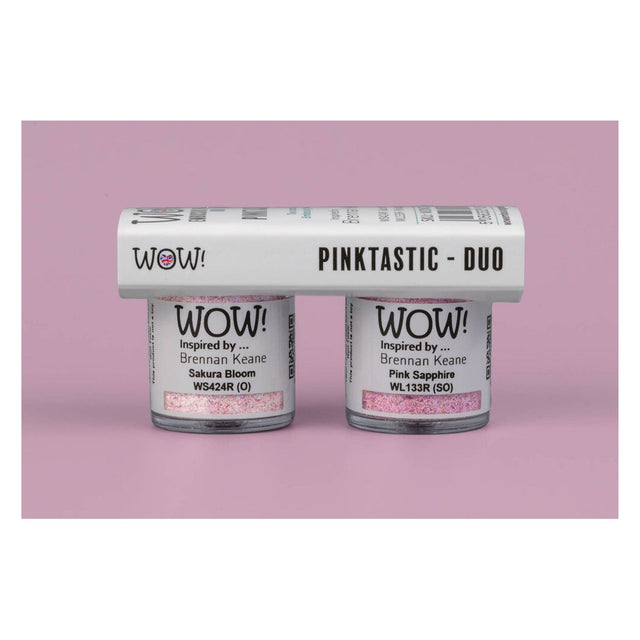 Wow! Embossing Powder Duo - Earthy Marvels - Pinktastic