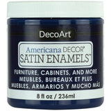 Americana Decor Satin Enamels 8oz - Classic Black