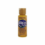 Americana Acrylic Paint 2oz - Antique Gold - Opaque