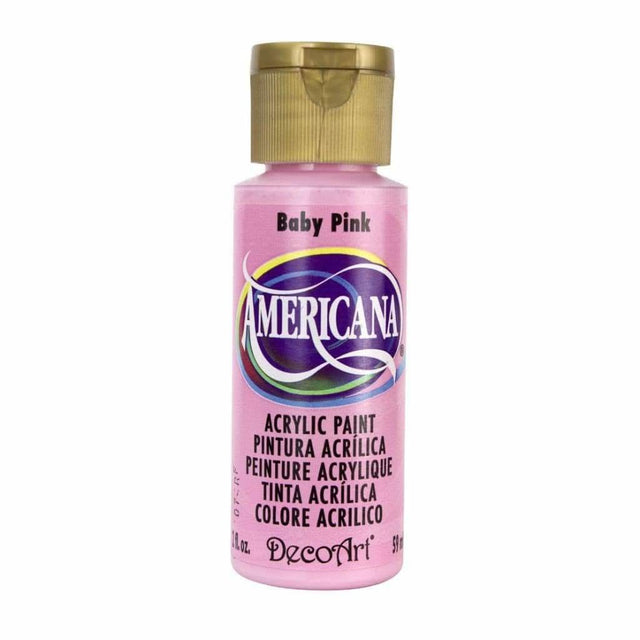 Americana Acrylic Paint 2oz - Baby Pink - Opaque