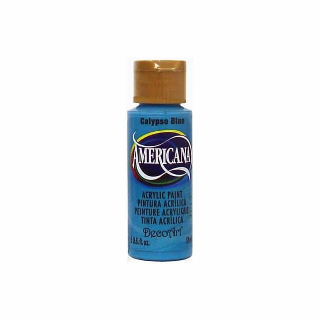 Americana Acrylic Paint 2oz - Calypso Blue - Opaque