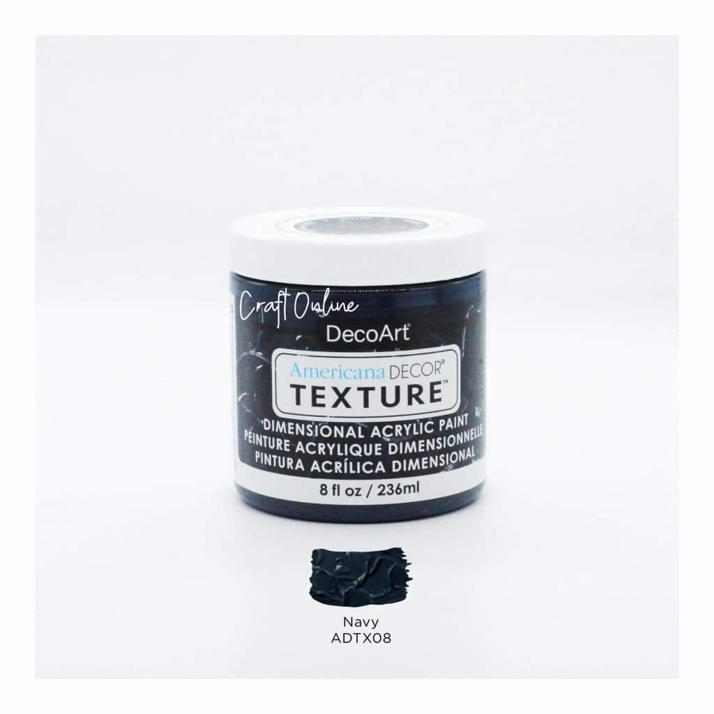 Americana Decor Texture 8oz - Navy