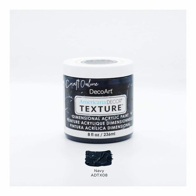 Americana Decor Texture 8oz - Navy