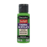 Deco Art - SoSoft Fabric Acrylic Paint 2oz - Bright Avocado