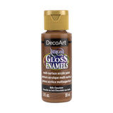 Americana Gloss Enamels Acrylic Paint 2oz - Milk Chocolate*