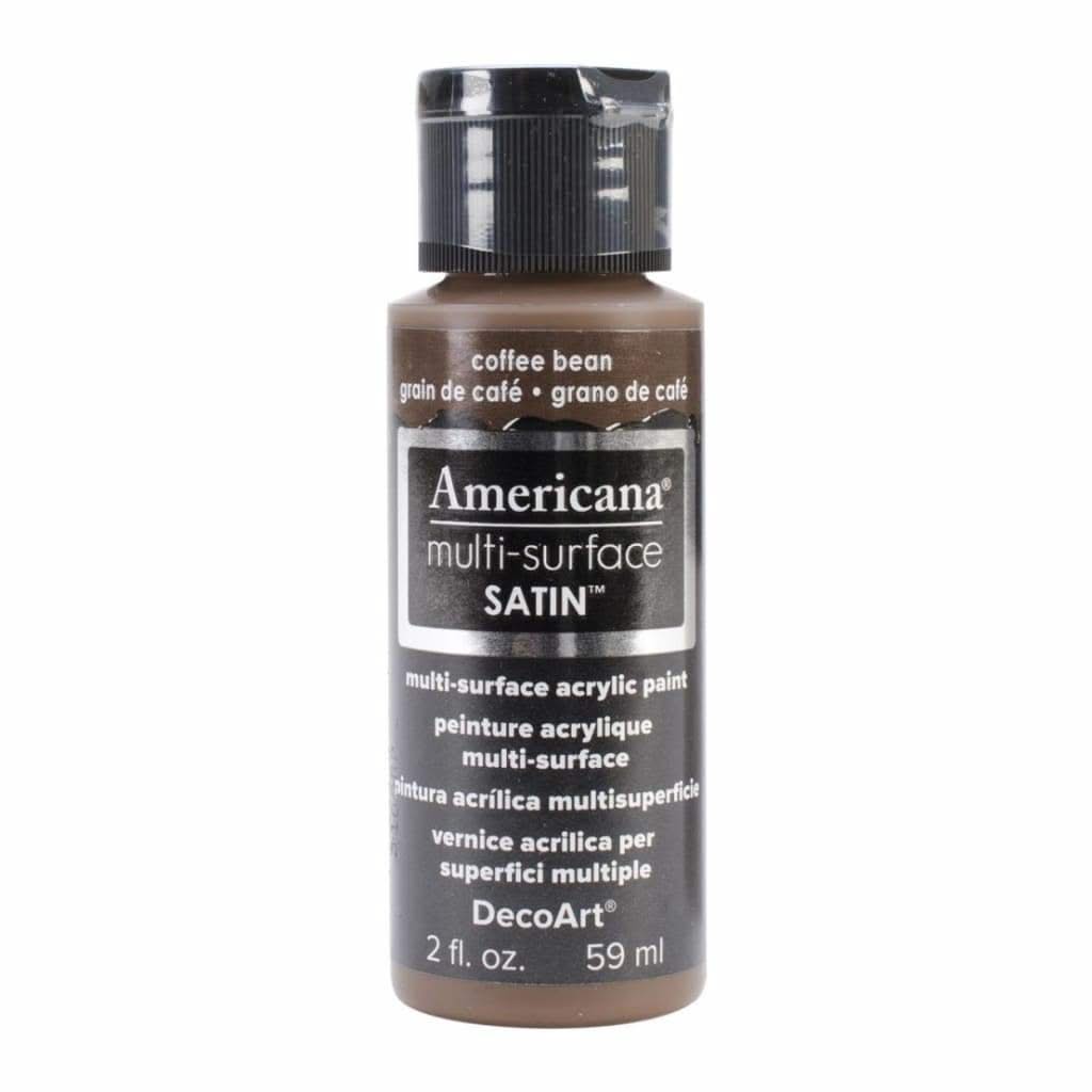 Deco Art - Americana - Multi-Surface Satin Acrylic Paint 2oz - Cocoa Bean