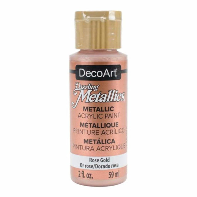 Deco Art - Dazzling Metallics Acrylic Paint 2Oz Rose Gold
