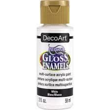 Americana Gloss Enamels Acrylic Paint 2oz - White*