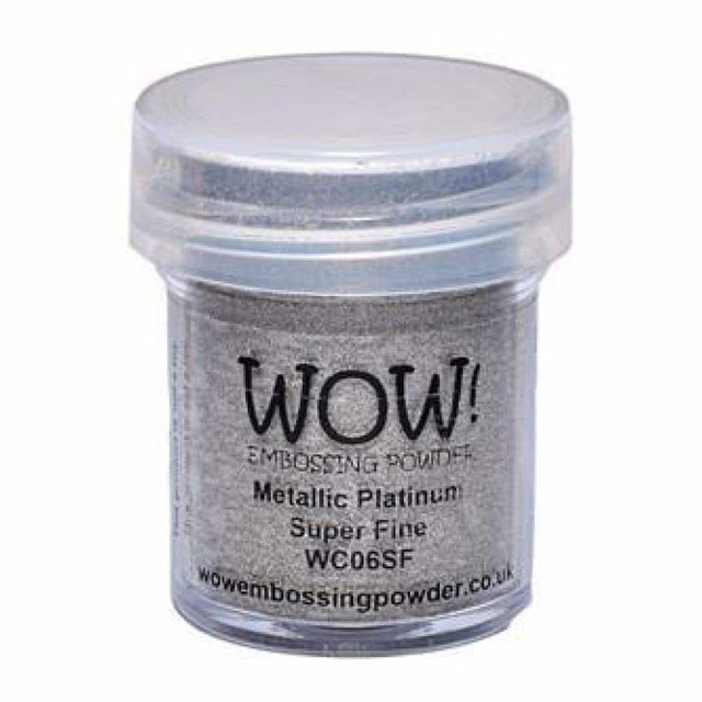 Wow  Embossing Powder - Metallic Platinum - Super Fine