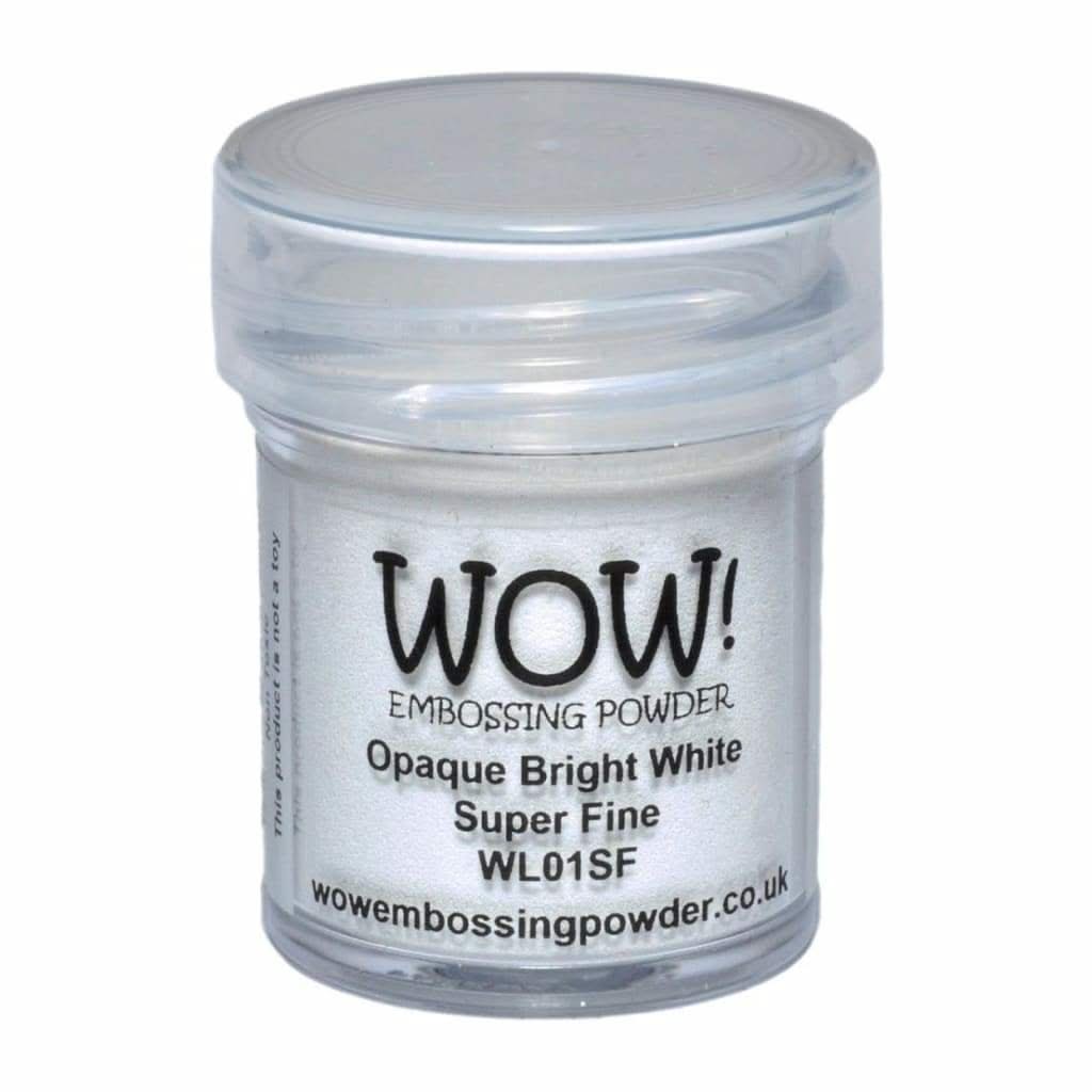 Wow  Embossing Powder - Super Fine - Bright White