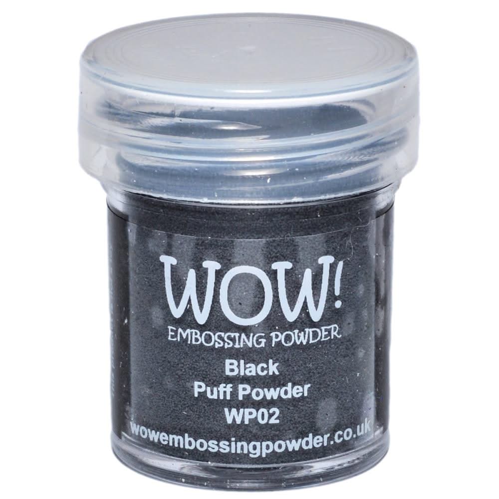 WOW!-Embossing Powder 15ml Black Puff