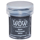 WOW!-Embossing Powder 15ml Black Puff
