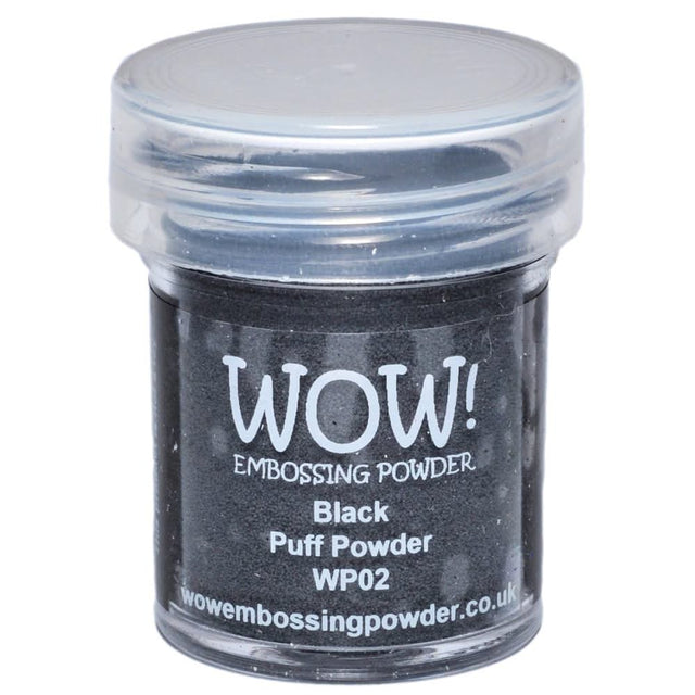 WOW!-Embossing Powder 15ml Black Puff